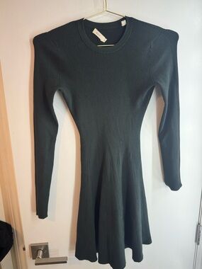 ALC Knit Delia XS Dress in hunter green